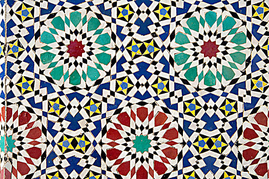 镶嵌图案,摩洛哥,非洲