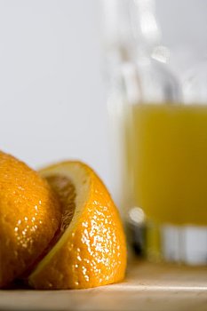 橘子,果汁杯