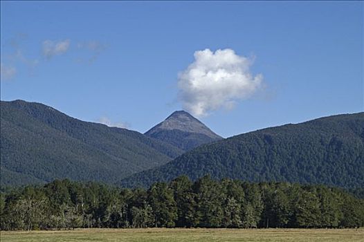 风景,攀升,里士满,公园,新西兰