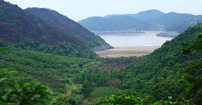 象山,半边山,大海,石头