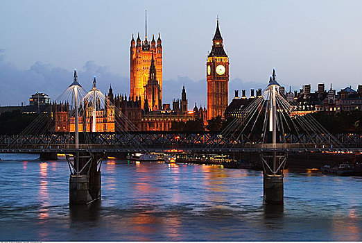 国会,桥,伦敦,英格兰