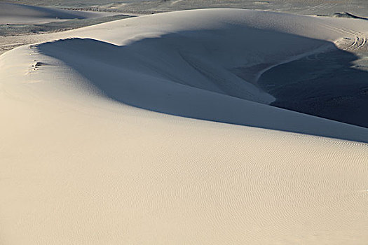 冬日库木塔格沙漠美景