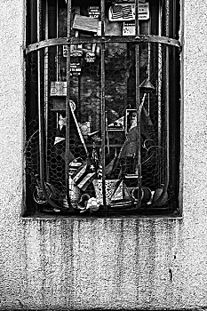 窗户,格林威治村,曼哈顿,纽约,美国