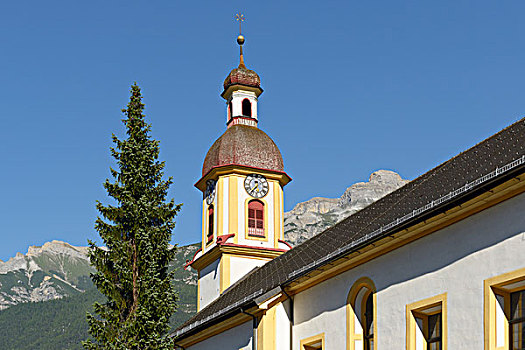 教区教堂,圣乔治,1780年,提洛尔,奥地利,欧洲