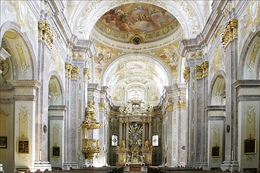 圣坛,建造,巴洛克,朝圣教堂,设计,下奥地利州