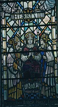 亨利二世,特写,窗户,大教堂,威尔士