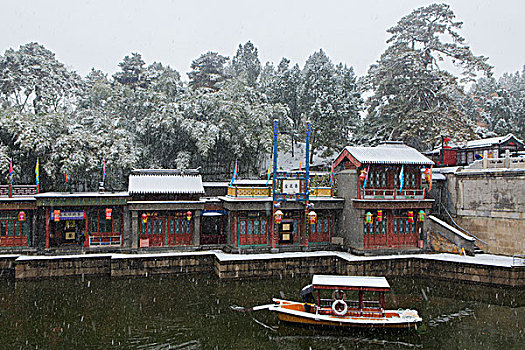 颐和园雪景