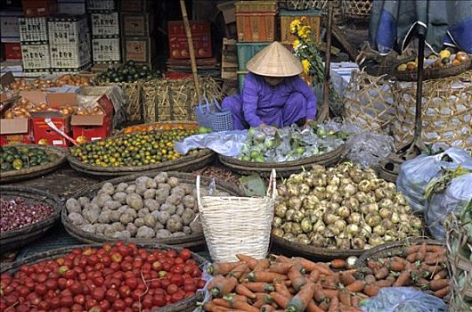 市场,色调,越南,亚洲