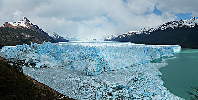 冰河,洛斯格拉希亚雷斯国家公园,巴塔哥尼亚,南美