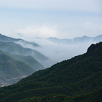 太行山,云台山,云海,阳光,大气