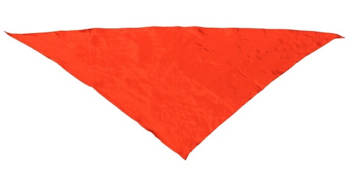 红色,丝绸,三角形,围巾