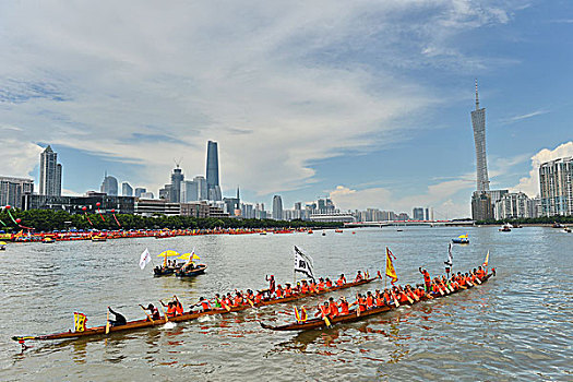 广州端午节赛龙舟风俗