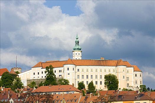 城堡,地区,南摩拉维亚,捷克共和国,欧洲