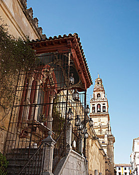 尖塔,钟楼,圣母教堂,大清真寺,科多巴,安达卢西亚,西班牙