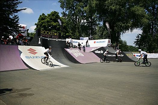 小轮车,竞争,2008年,北莱茵威斯特伐利亚,德国,欧洲