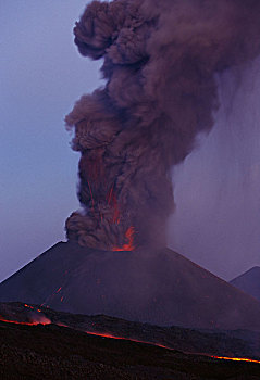 山,埃特纳火山,顶峰,西西里,意大利