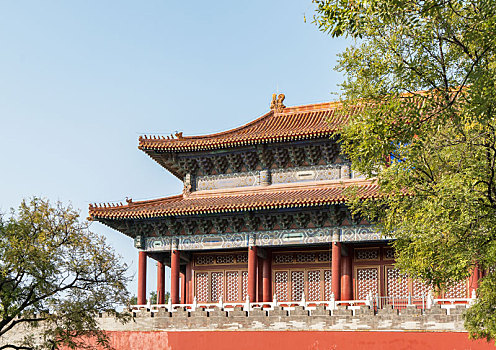 建筑特写,紫禁城,故宫博物馆