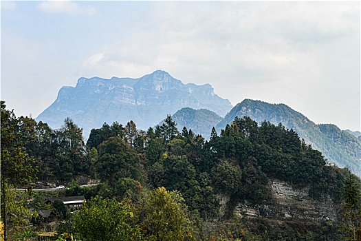 重庆酉阳,冬景,迷人,二