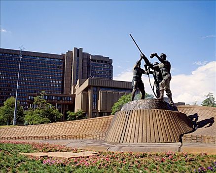 纪念建筑,矿工,约翰内斯堡,南非