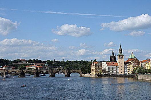 查理大桥,布拉格,捷克共和国,欧洲