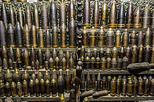 弹药,容器,战争,博物馆,靠近,伊普,西佛兰德省,比利时,欧洲