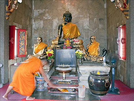 佛教,寺院,庙宇,普吉岛,南方,泰国,东南亚