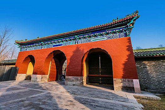 北京市月坛公园园林古建筑