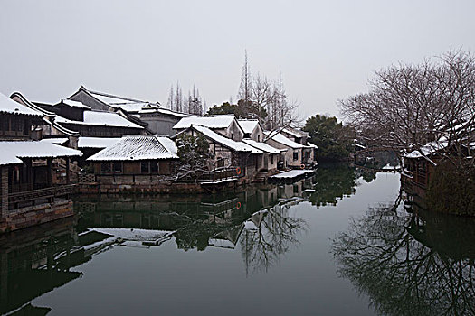 乌镇雪景