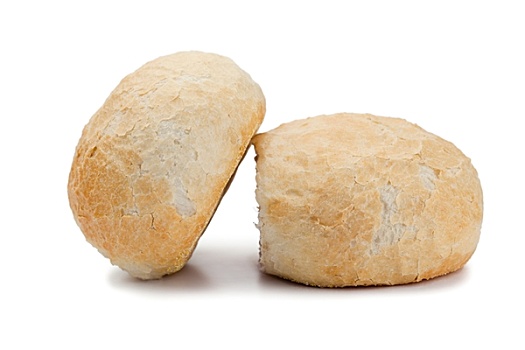 面包,白色背景