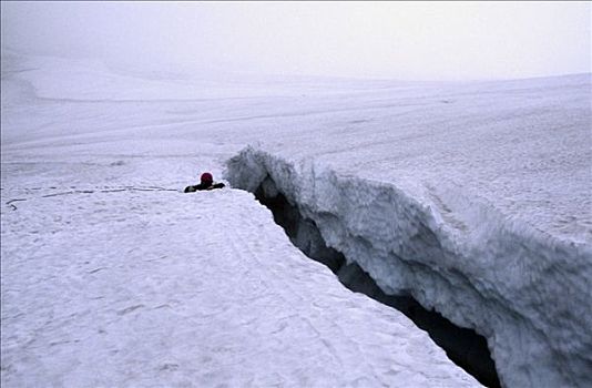 一个人,结冰,裂隙,瑞典