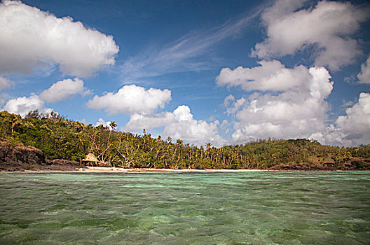 海滩,岛屿,斐济