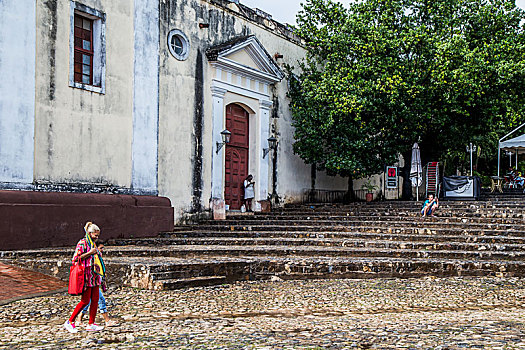 古巴-特立尼达的街景