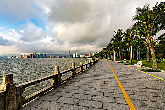 城市海岸线,绿道,情侣路