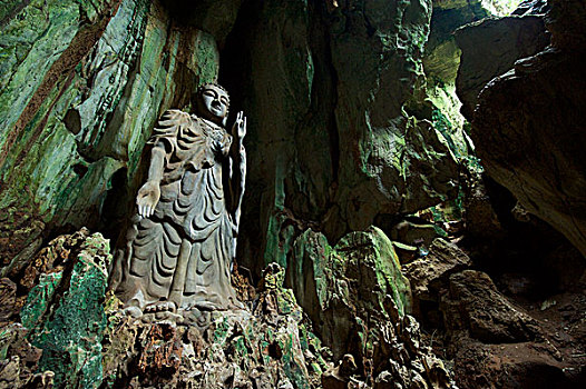 洞穴,庙宇,一个,大理石,山,儿子,南,城市,越南,亚洲