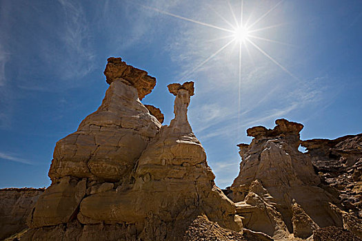 岩石构造,怪岩柱,煤矿,峡谷,亚利桑那,美国