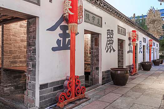 古代科举考场,拍摄于南京江南贡院,中国科举博物馆