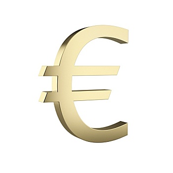 金融,欧元,金色