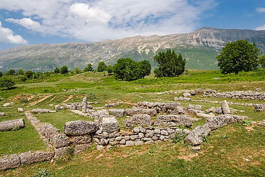 遗迹,山,吉洛卡斯特拉,阿尔巴尼亚,欧洲