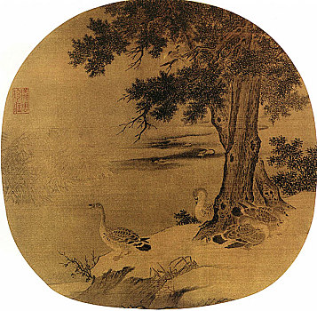 國畫花鳥山水人物動物