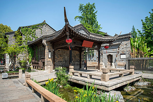 中式古建筑牌楼牌坊
