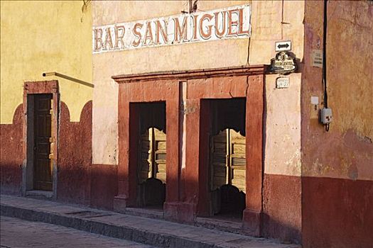 酒吧,圣米格尔,瓜纳华托,墨西哥