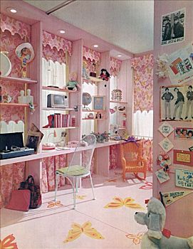 粉色,童房,70年代