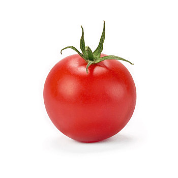 一个,新鲜,红色,西红柿,隔绝