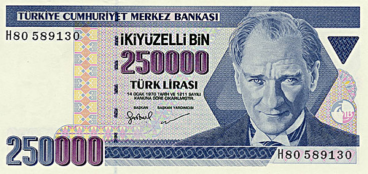 货币,土耳其,里拉,土耳其共和国