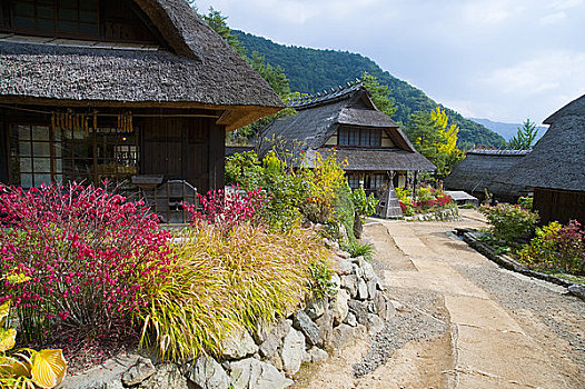 日本,传统,乡村