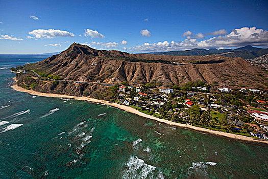 钻石海岬,怀基基海滩,瓦胡岛,夏威夷