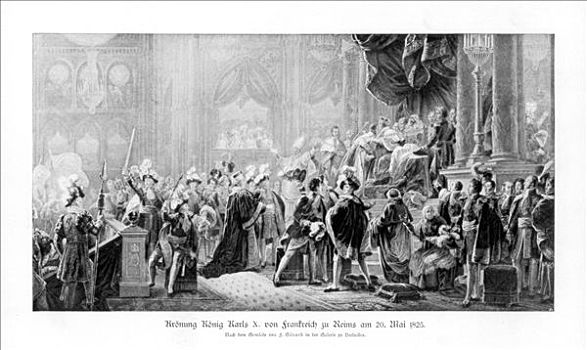 加冕,国王,法国,兰斯,五月,19世纪