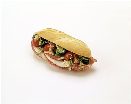 意大利腊肠,巨型三明治