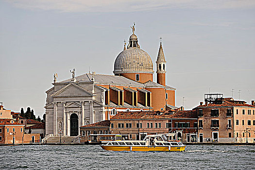 意大利,威尼托,威尼斯,运河,教堂