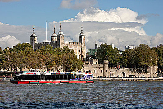 游艇,泰晤士河,伦敦塔,伦敦
